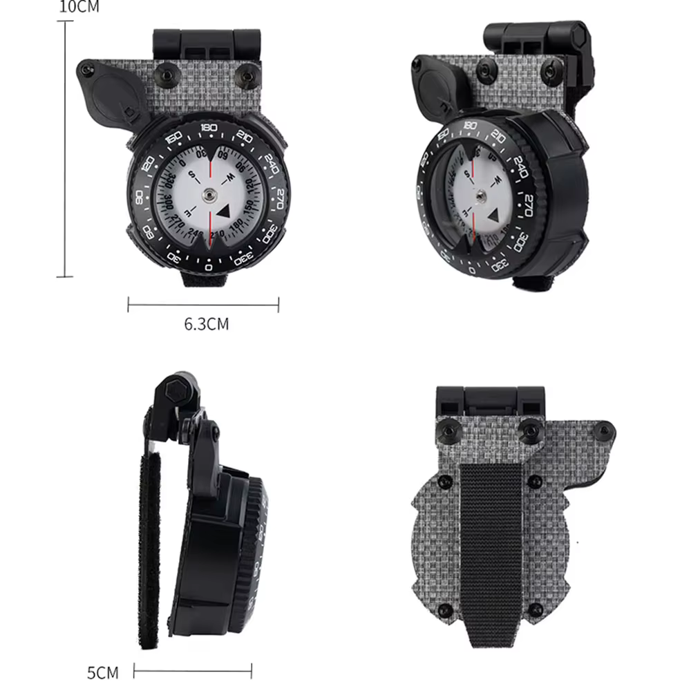 Soporte táctico MOLLE plegable para teléfono, brújula y GPS - imagen 5