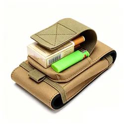 Cinturón táctico MOLLE para funda de teléfono y cigarrillos en cintura