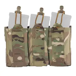 Porta Revistas MOLLE Triple Ligero para Rifle Táctico – Chaleco Airsoft