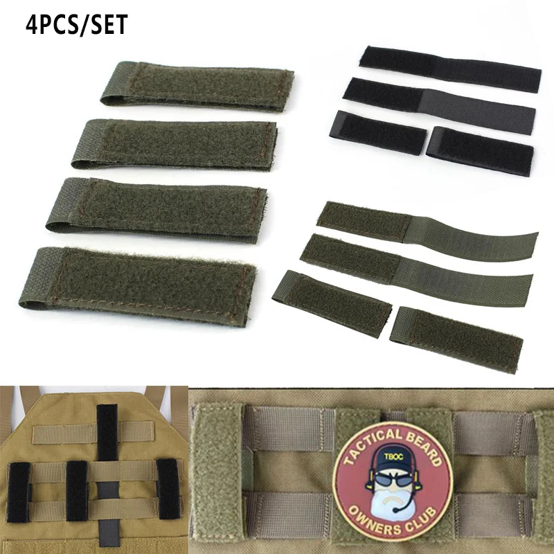 Tira identificativa MOLLE con velcro – Táctica para chaleco y mochila - imagen 3