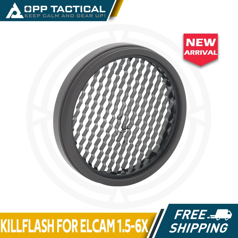 Killflash antireflejo CNC aluminio Elcan 1.5x/6x