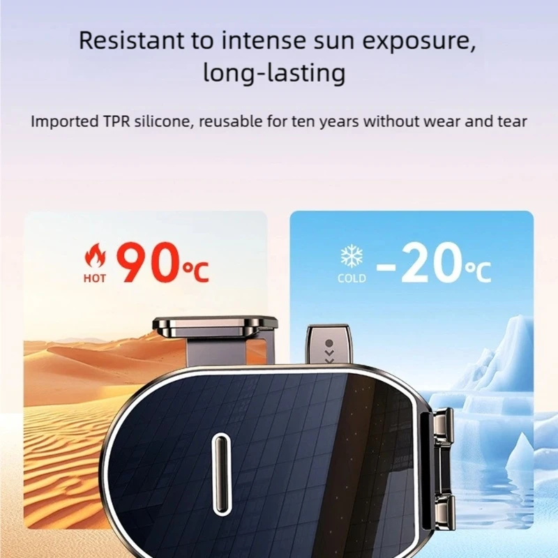 Soporte Universal Móvil Coche 360° con Clip Ventilación ABS - imagen 3