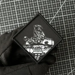 Reaper Tank parche táctico con insignia esqueleto para MOLLE