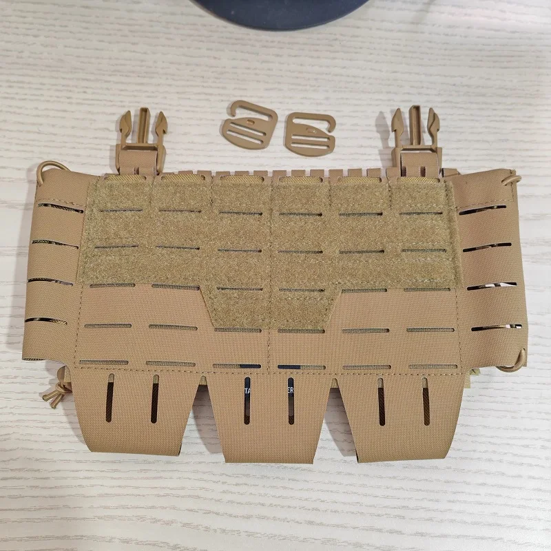 Panel frontal de montaje MOLLE pecho para chaleco táctico ajustable