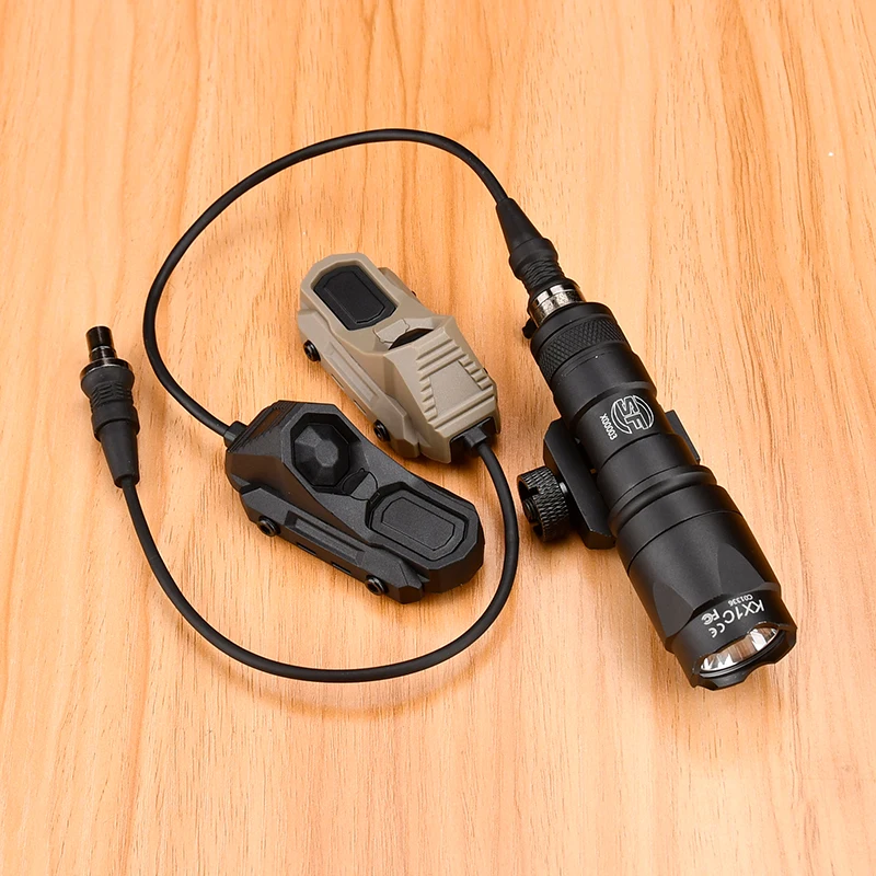 Linterna táctica SF Plug con mira láser para airsoft y caza