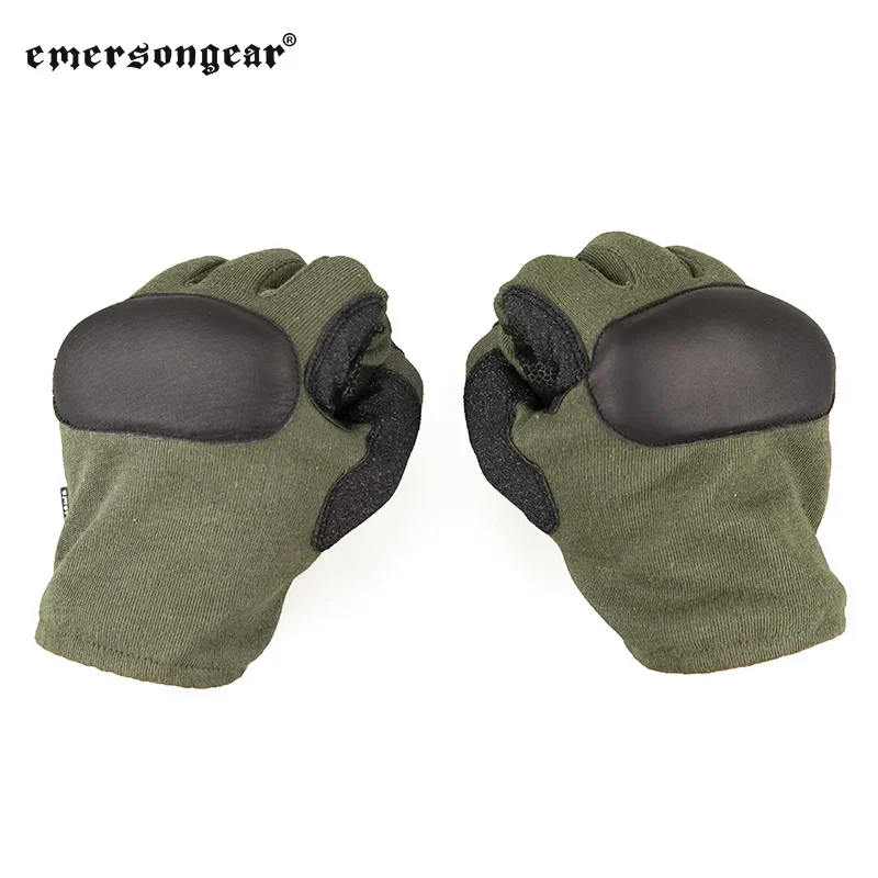 Guantes tiro Emersongear cuero táctico – Protección manos caza y outdoor - imagen 5