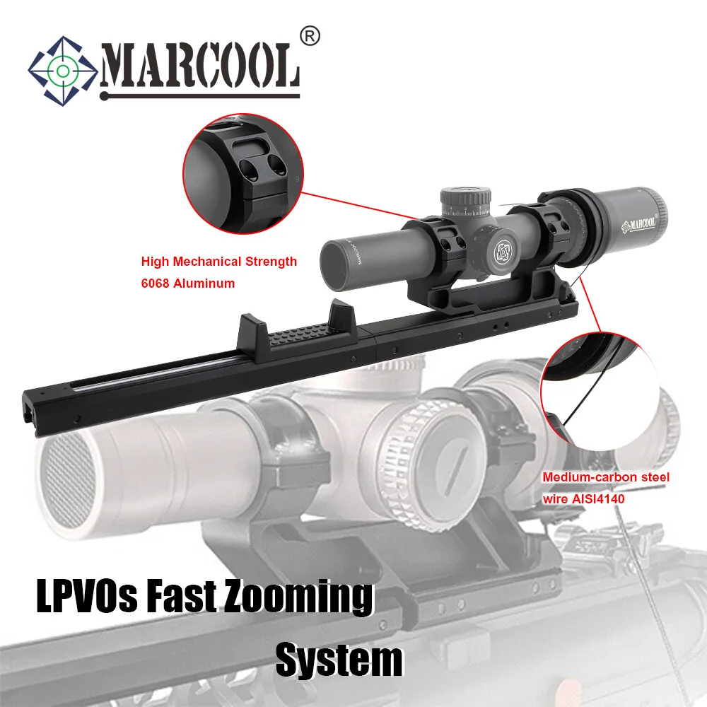 MARCOOL LVPO mira telescópica para rifle de una pieza zoom rápido - imagen 4