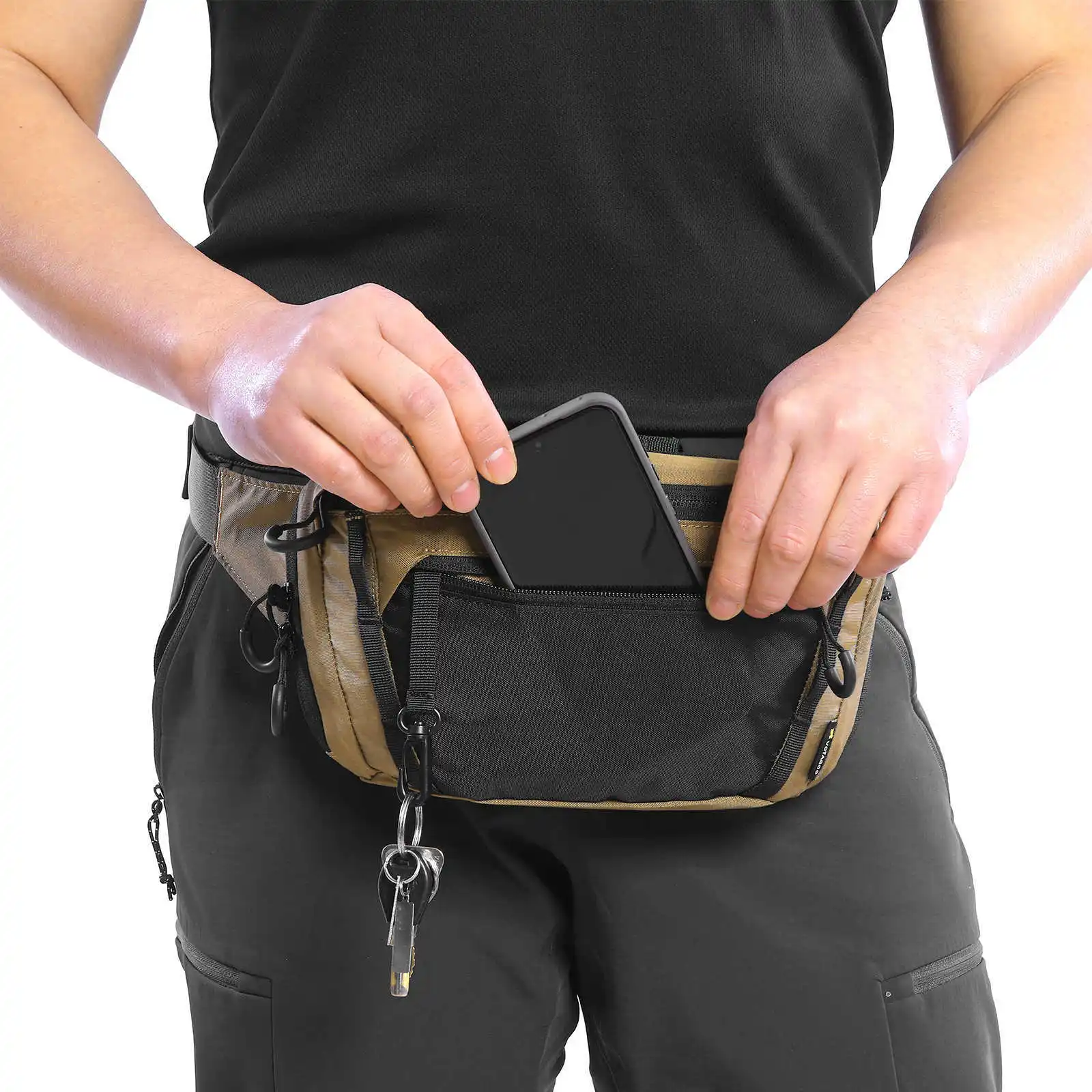 Riñonera táctica EDC YKK para exteriores con cremallera rápida - imagen 4