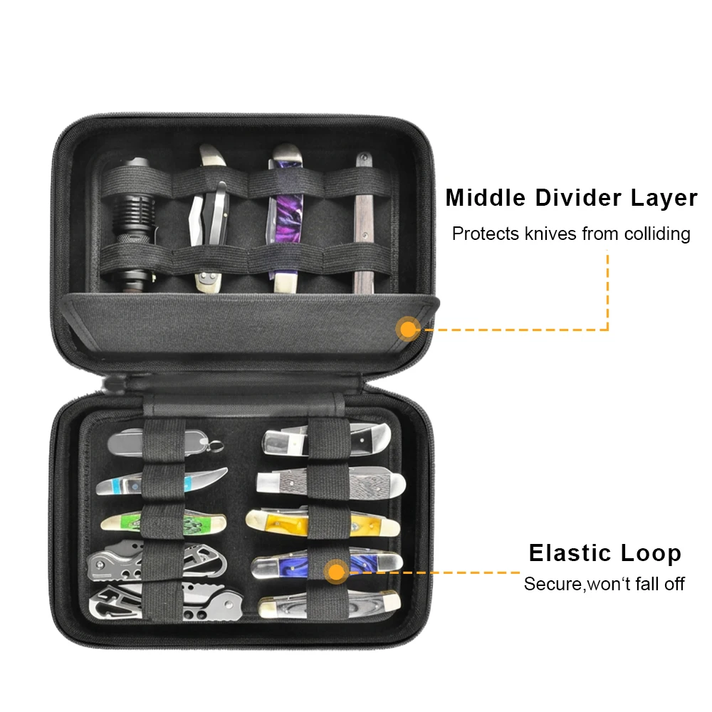 Bolsa para cuchillos tácticos EDC multiusos con organizador - imagen 2