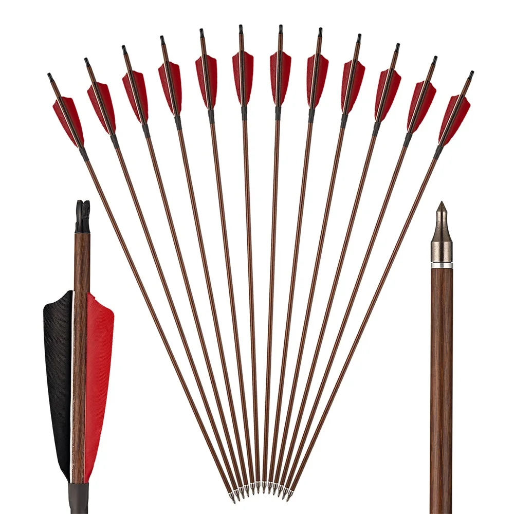 Flechas de carbono para arco recurvo compuesto de práctica - imagen 4