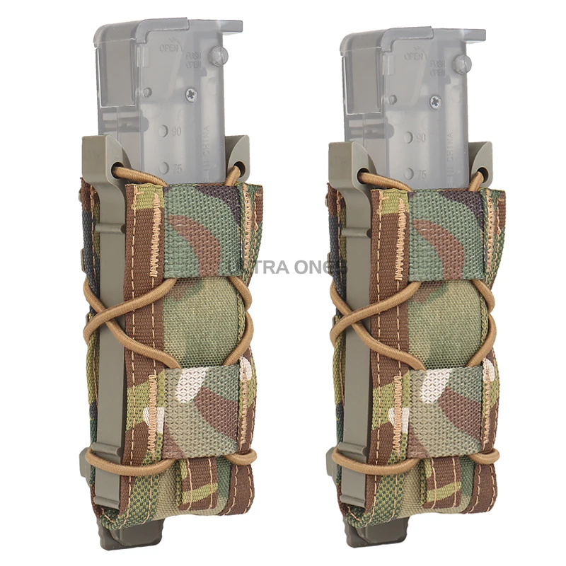 Bolsa táctica MOLLE individual para cargador y linterna, soporte - imagen 3