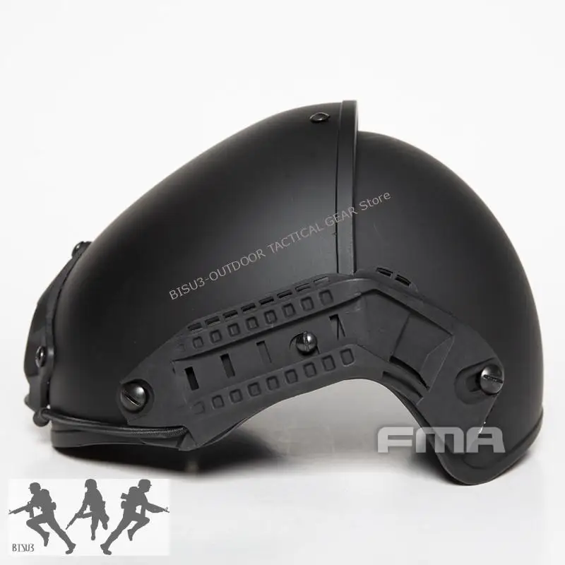 Casco táctico FMA camuflaje airsoft y caza con funda protectora - imagen 3