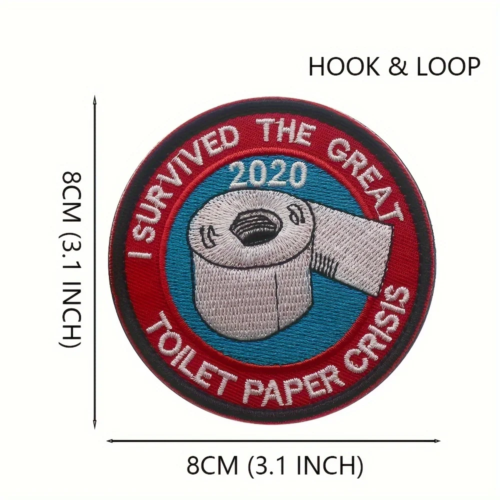 Parche táctico Velcro – I Survived 2020 Moral para mochila MOLLE - imagen 4