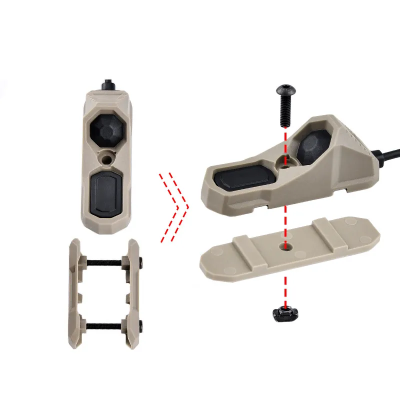 Interruptor remoto táctico AXON M-LOK para linterna M600 M300 - imagen 2