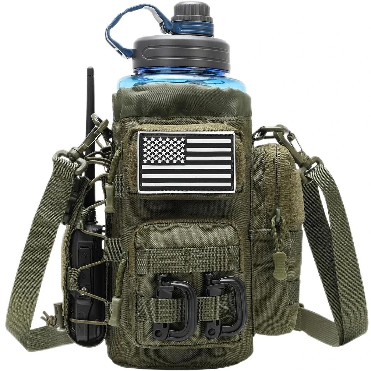Bolsa táctica MOLLE con camuflaje