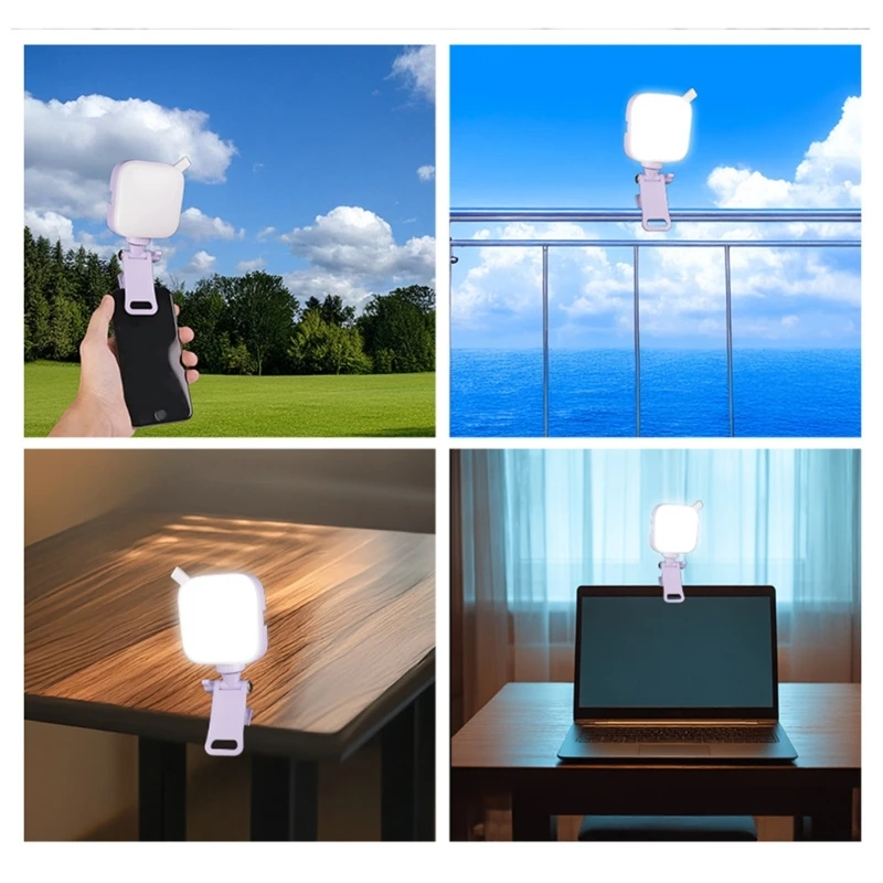 Luz LED de vídeo recargable para móvil con ángulo flexible - imagen 5