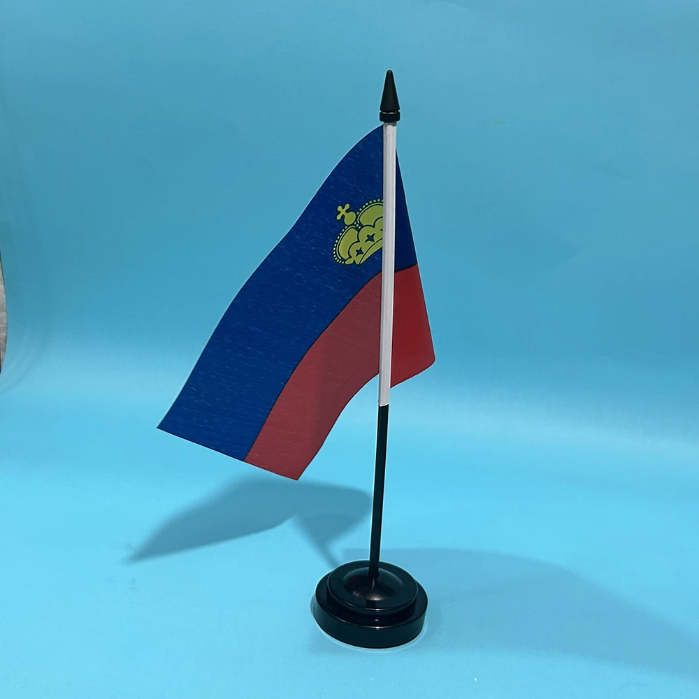Bandera de escritorio SKY FLAG de Liechtenstein – Decorativa - imagen 4