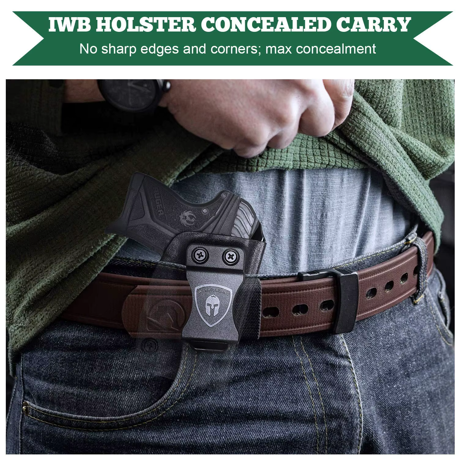 Funda Kydex IWB Ruger LCP II – Transporte oculto ajustable