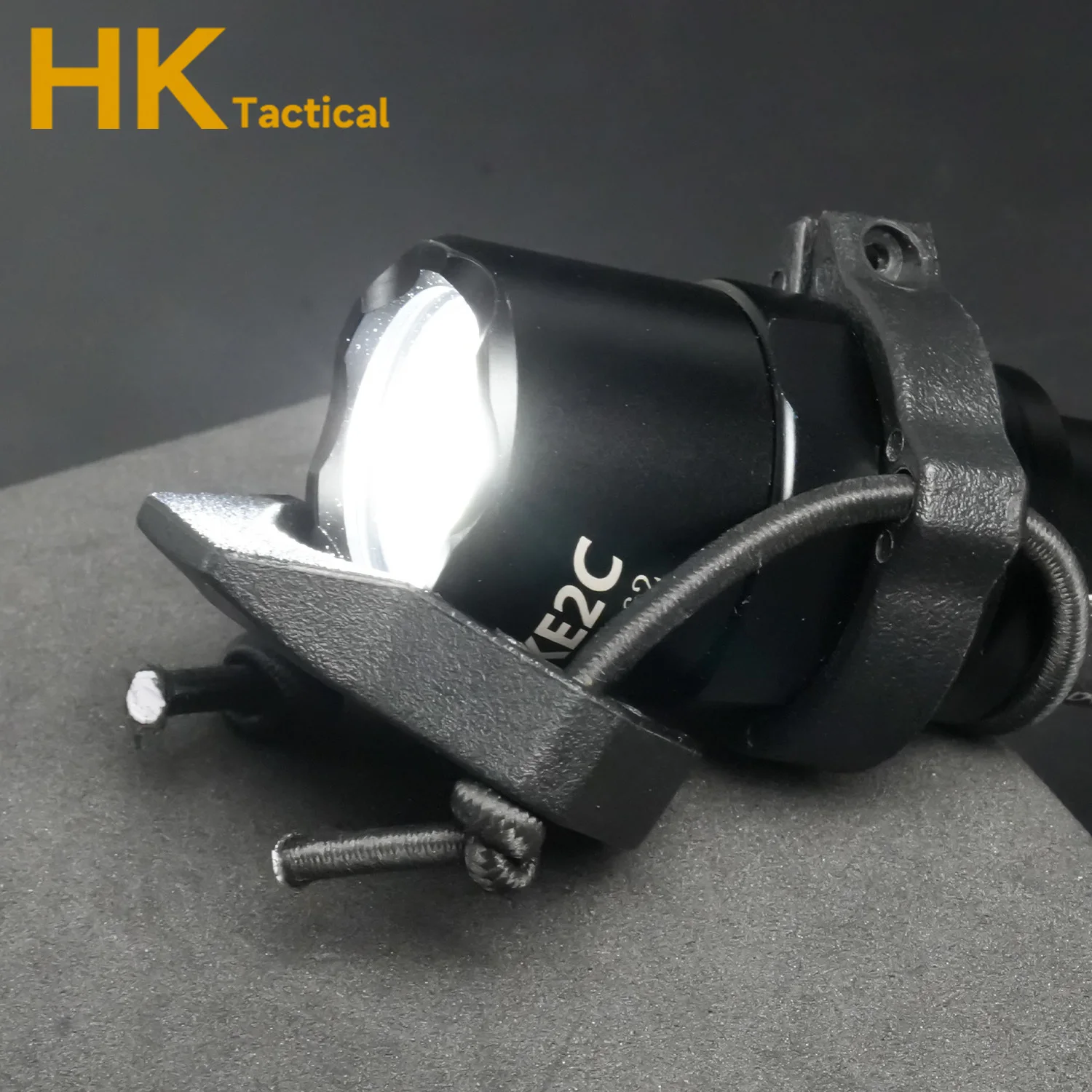 Funda protectora linterna táctica y protector de lente frontal