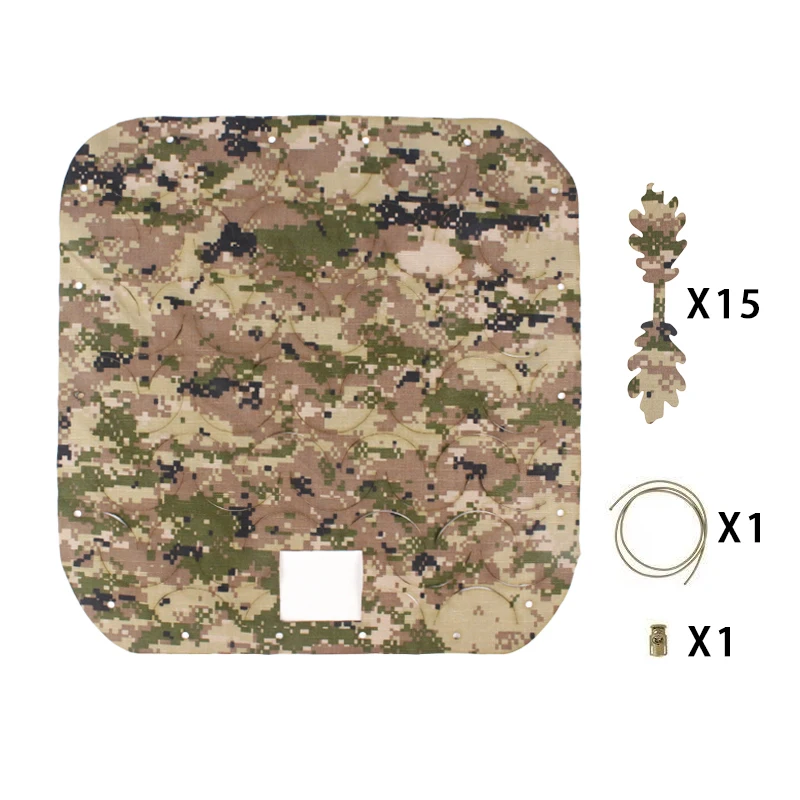 Funda para casco rápido Flecktarn Splittertarn – CADPAT - imagen 2