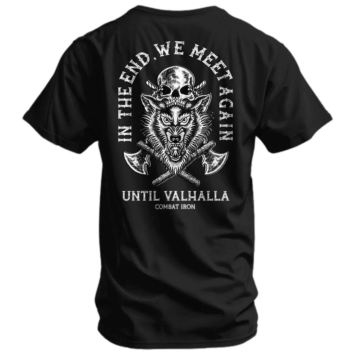 Unit Valhalla Camiseta táctica Combat Iron para hombre algodón - imagen 2