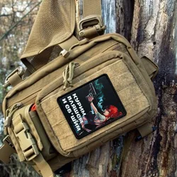 Parche táctico morale anime con velcro para mochila