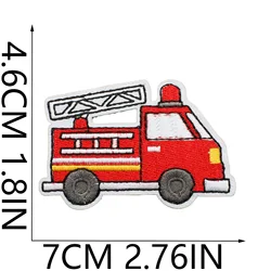 Parche bordado bomberos infantil – equipo rescate y alarma