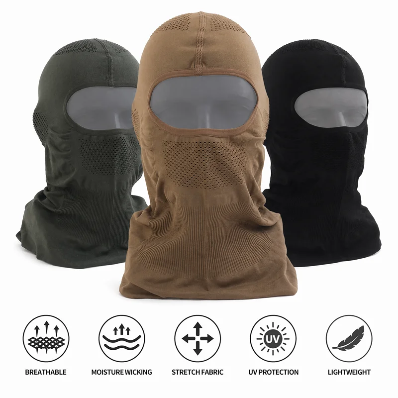 Balaclava táctica airsoft transpirable con malla de acero - imagen 3