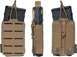 Portacargadores triple abierto MOLLE para M4, M16 y AR-15 5,56 mm