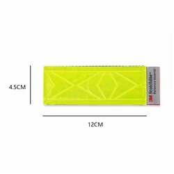 Parche reflectante 3M Scotchlite para mochila y chaleco táctico