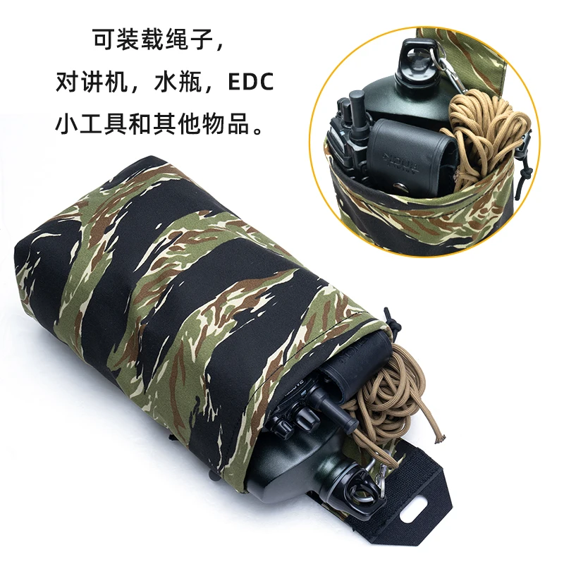 Bolsa reciclaje cartuchos MOLLE táctica plegable camuflaje - imagen 2