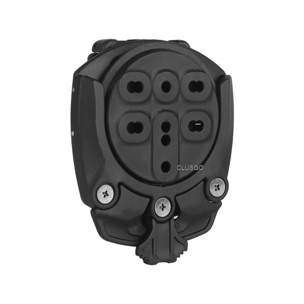 Sistema de conexión rápida y giro de 360°