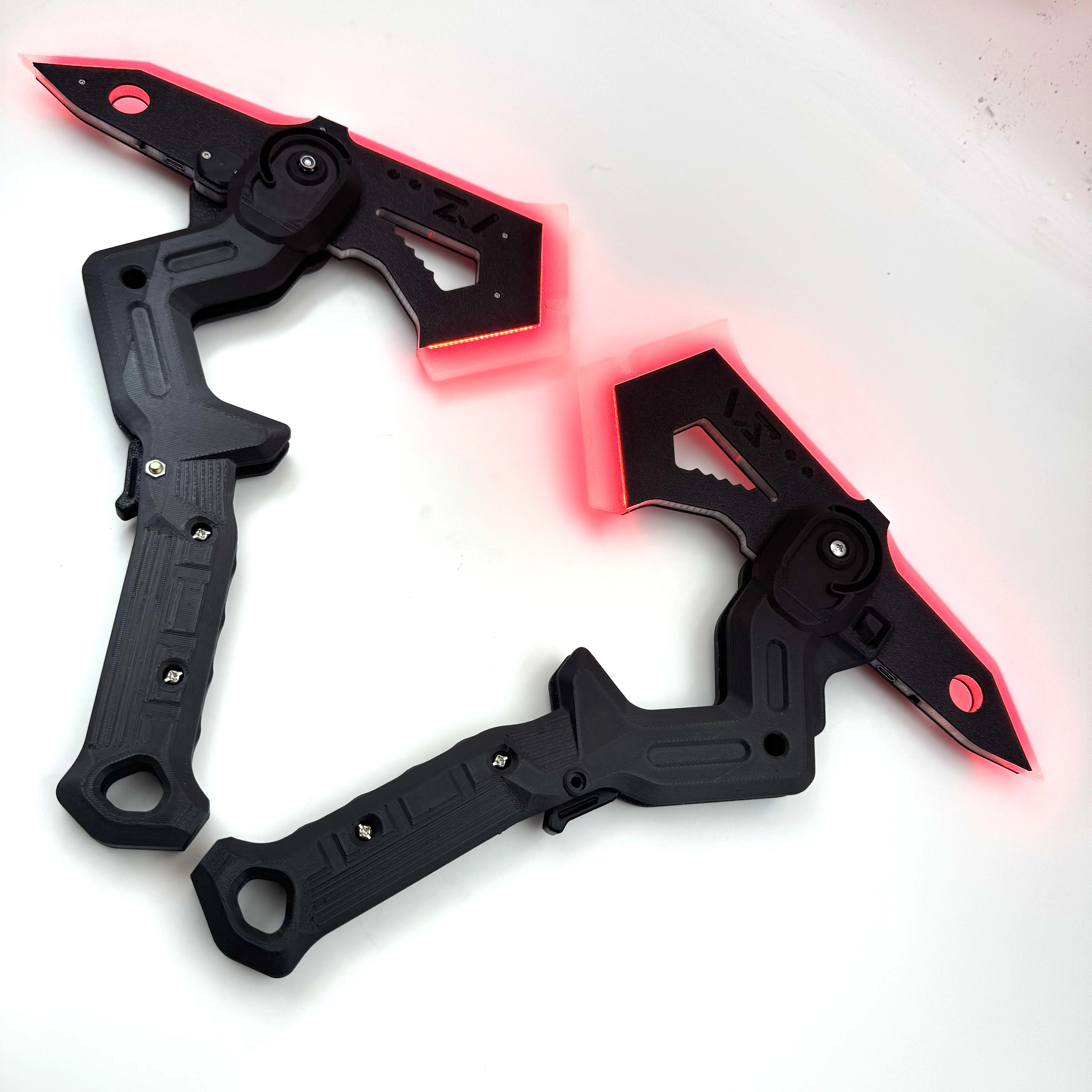 Juguete táctico luminoso espada mecánica plegable de ciencia ficción - imagen 5