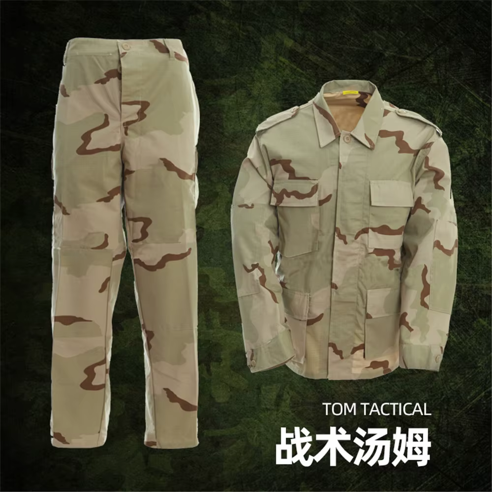 Uniforme táctico DCU BDU desierto ripstop manga larga y pantalón - imagen 5