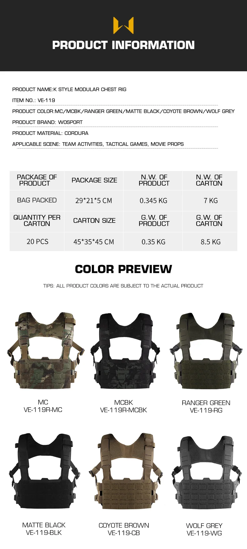 Detalle del sistema MOLLE y correas ajustables