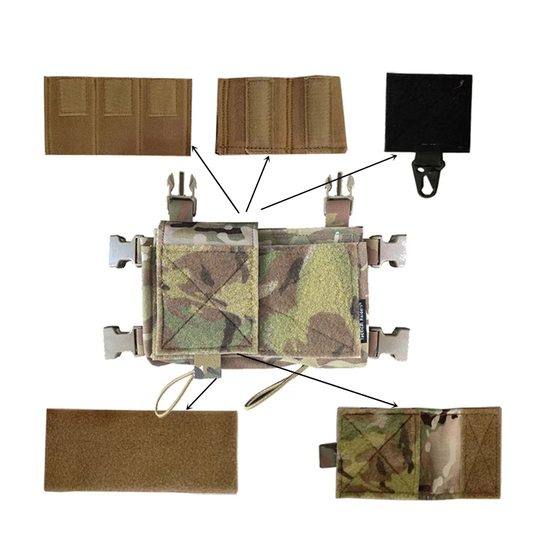 RD Tactical Micro Fight Chassis Mk4 panel pectoral táctico MOLLE ligero - imagen 4