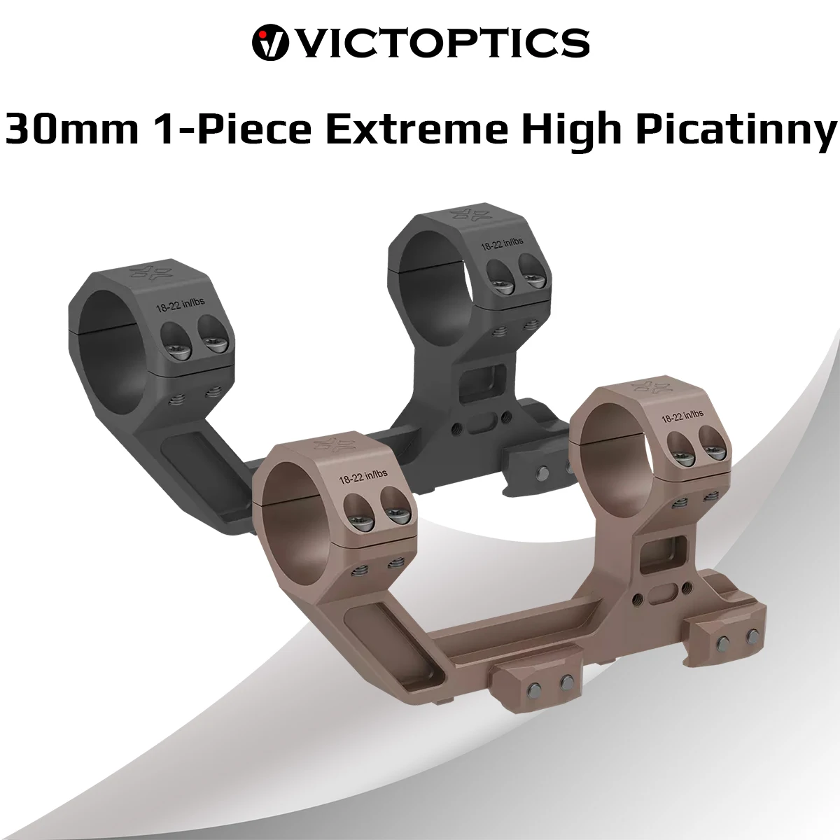 Vector Optics montura de mira cantilever Picatinny altura extrema