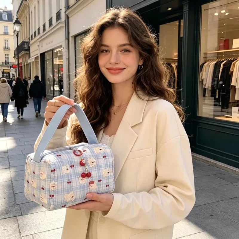 Bolsa de cosméticos portátil gran capacidad diseño cachorro - imagen 4