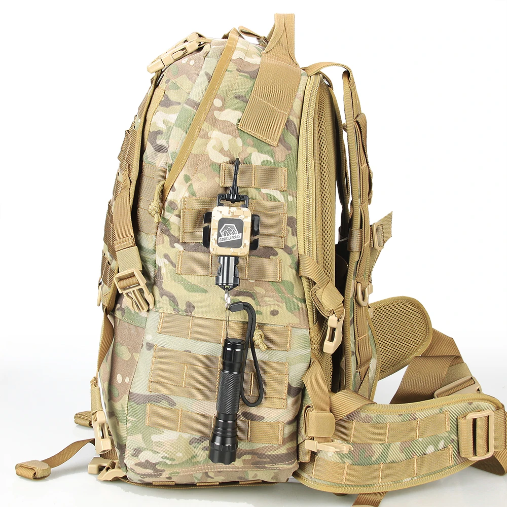 Retractor para mochila táctica – Camping y senderismo - imagen 2
