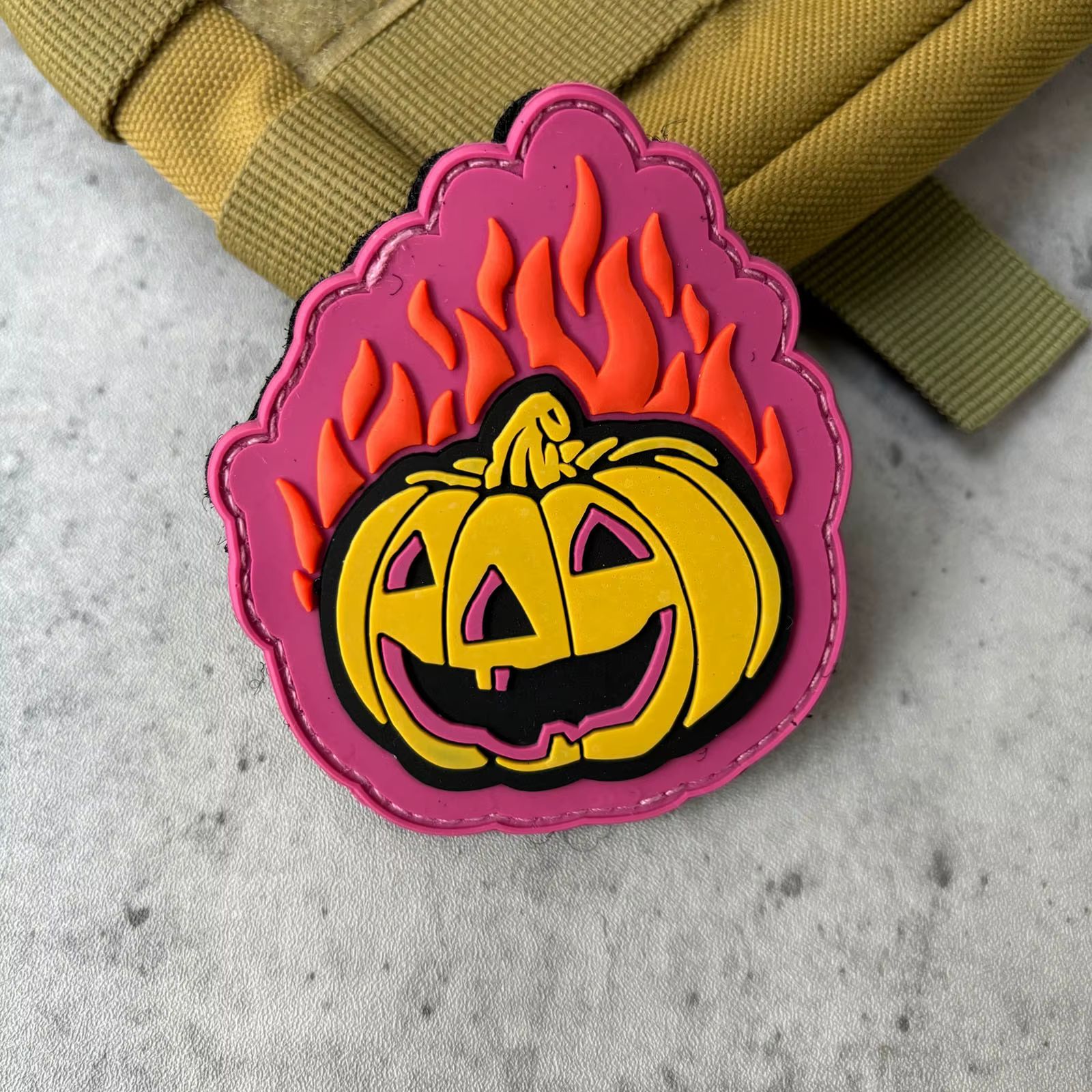 Parche táctico calabaza de Halloween con velcro Moral Airsoft - imagen 5
