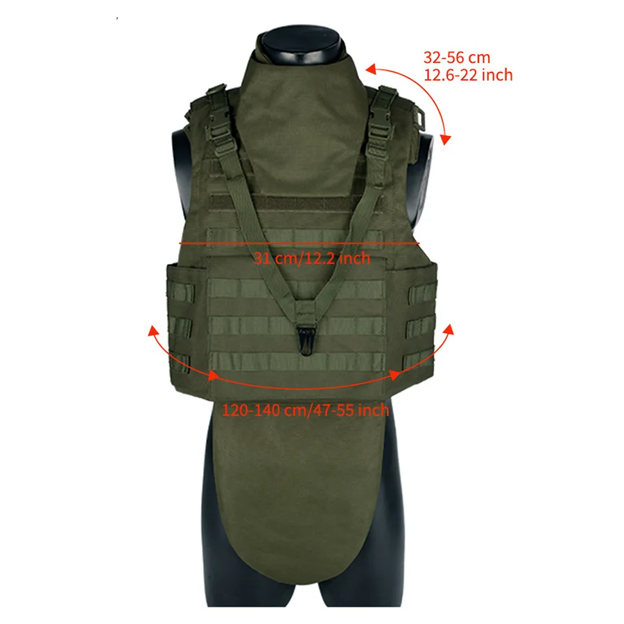 Chaleco YAKEDA de entrenamiento con protección para cuello