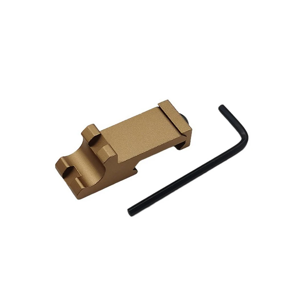 Adaptador lateral Picatinny Weaver de riel offset para linterna