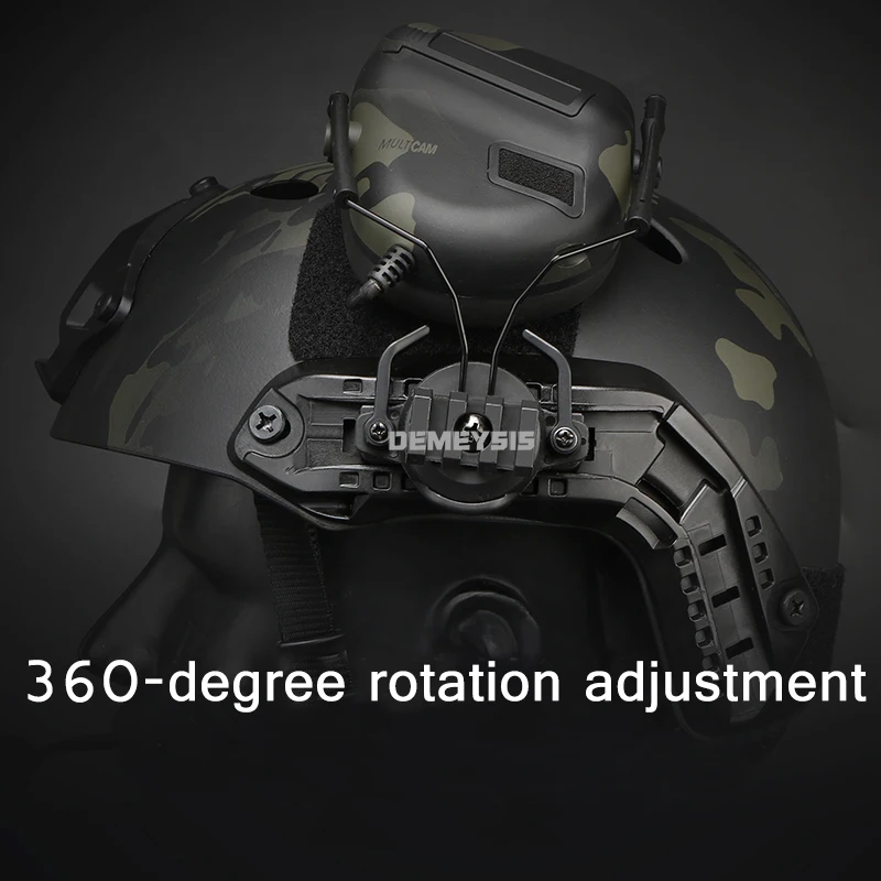 Soporte táctico de auriculares FAST en riel con rotación - imagen 4