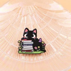 Pin esmaltado gato – Insignia metálica para solapa, mochila y sombrero
