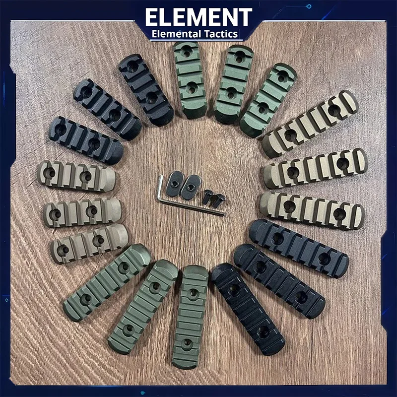 Guardia de Mano Metálica Táctica - Compatible Picatinny MLOK Keymod 20mm - imagen 3