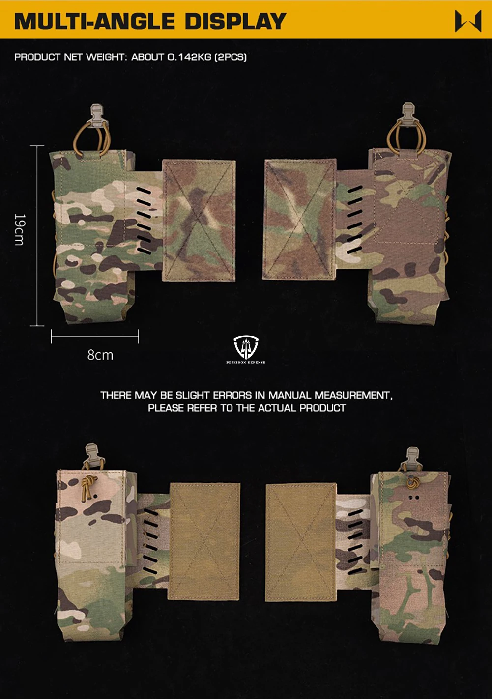 Funda montada en chaleco táctico