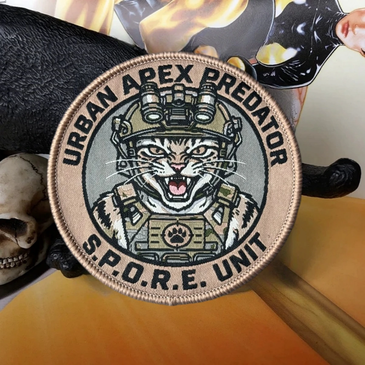 Parche moral velcro Urban Apex Predator S.P.O.R.E. – Táctico militar MOLLE - imagen 5