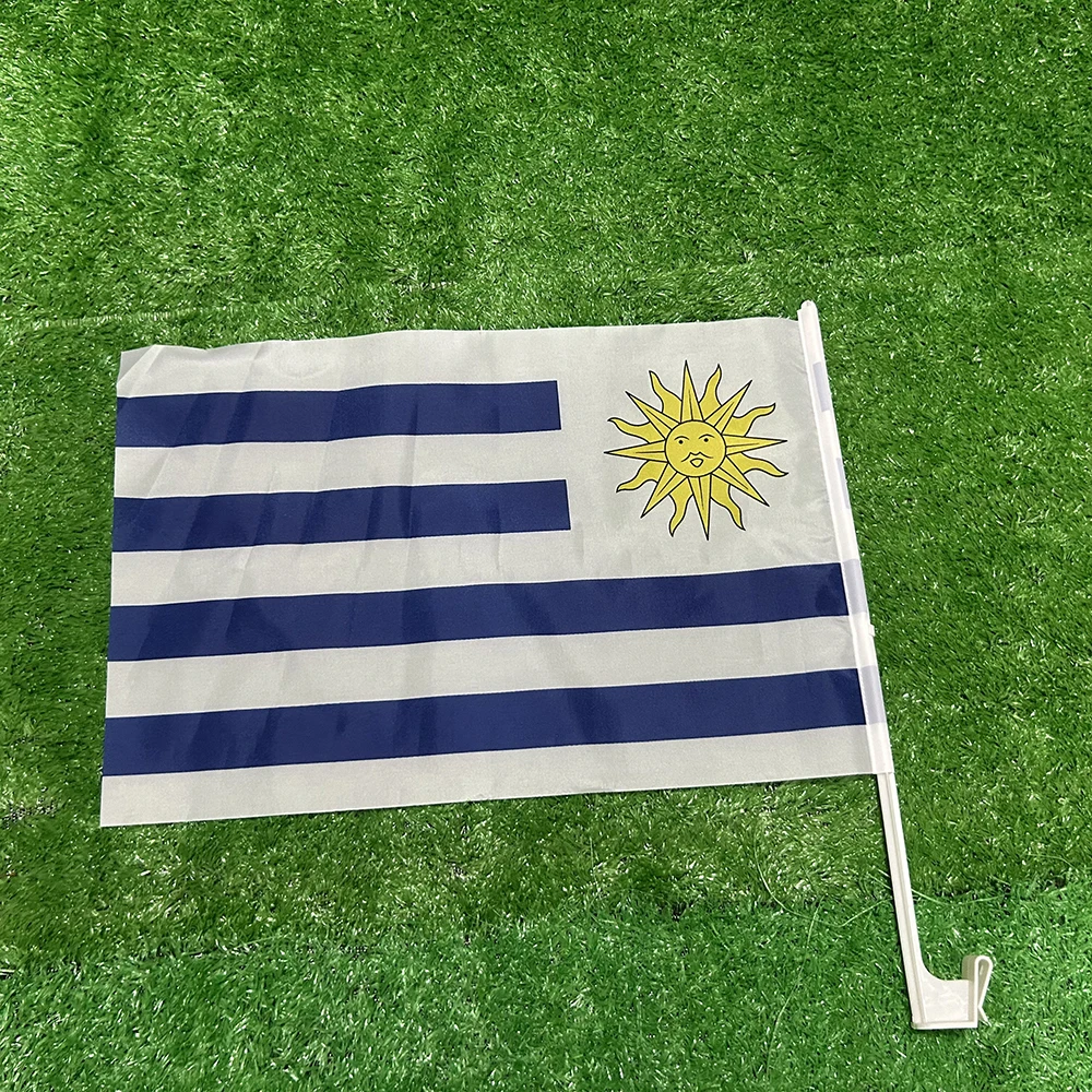 Detalle del tejido de polyester de la bandera