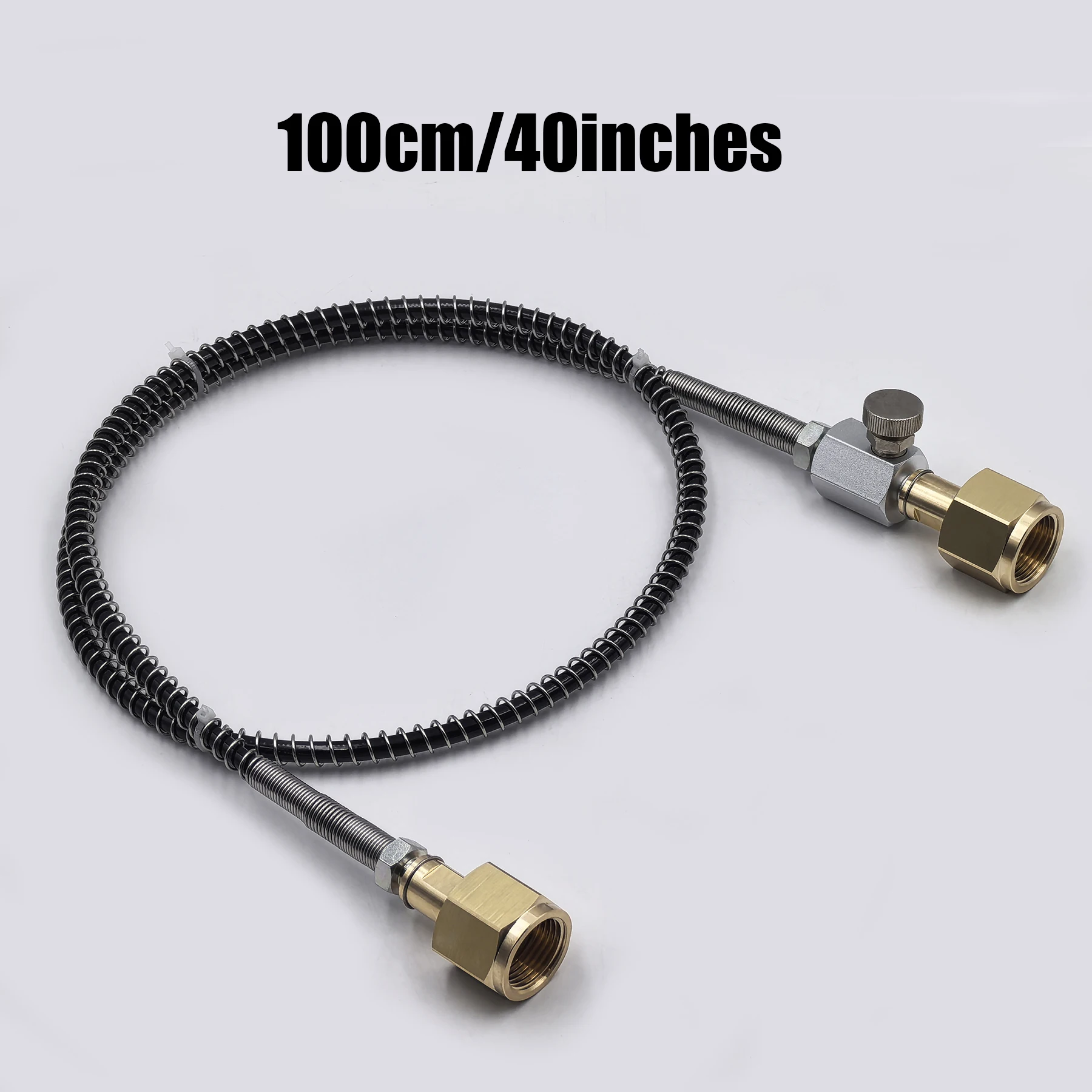 Adaptador CO2 para tanque con protector de manguera - imagen 2