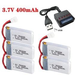Batería LiPo 3.7V 400mAh para drone X4 H107 – Repuesto